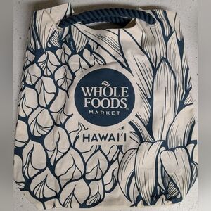 Whole Foods Large Deluxe Pineapple Tote Bag Hawaii Exclusive